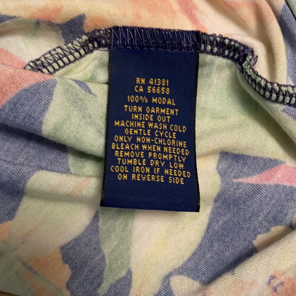 Polo Ralph Lauren flowered T-shirt dress - Picture 7 of 7